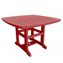 Pawleys Island 46 x 72 Poly Lumber Patio Dining Table - Red