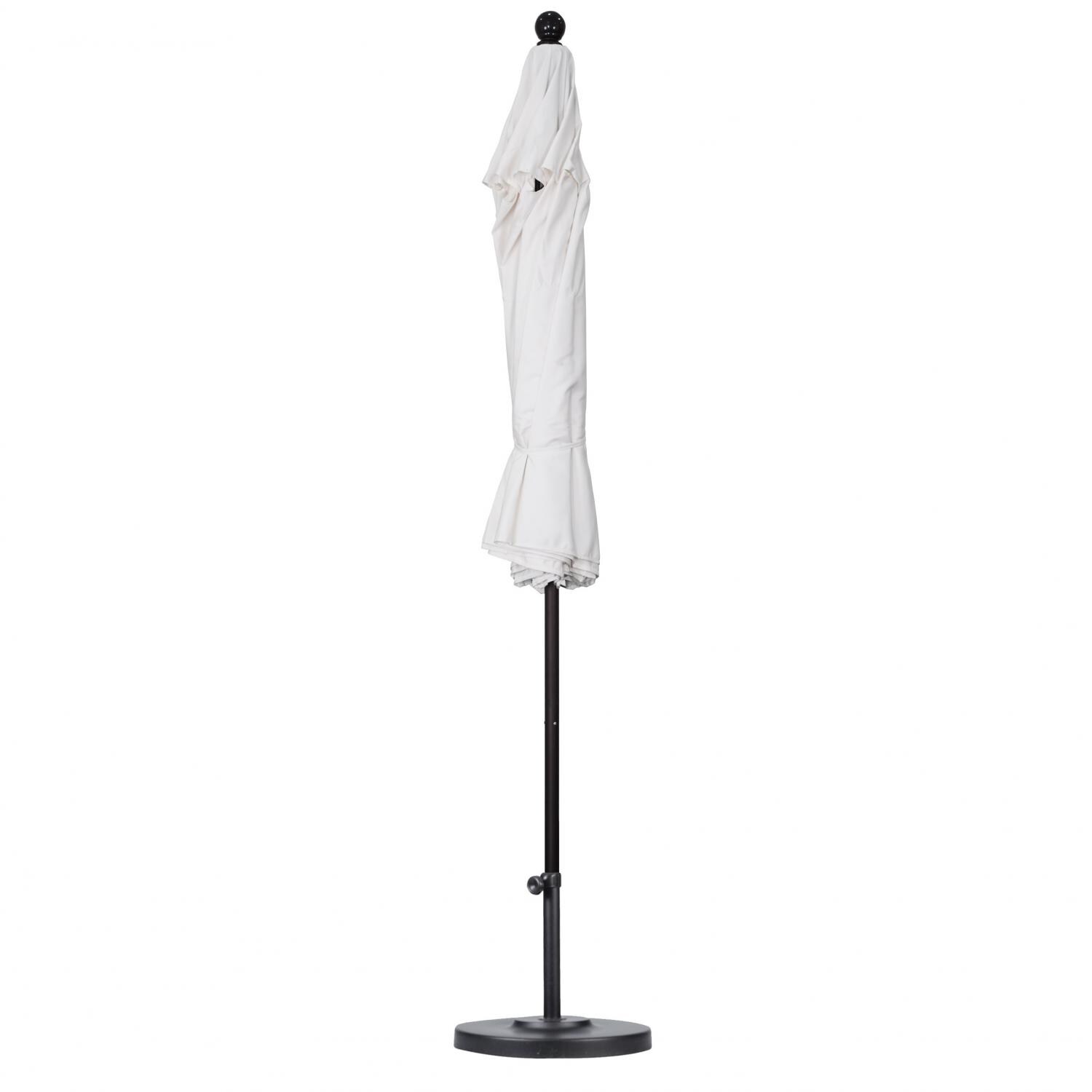 California Umbrella Oceanside Side 9 Ft Octagonal Fiberglass Patio Umbrella W/ Push Lift - Closed thumbnail