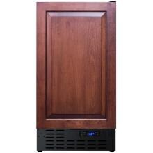 Summit 18-Inch 2.7 Cu. Ft. Compact Refrigerator - Custom Panel / Black Cabinet - FF1843BIF