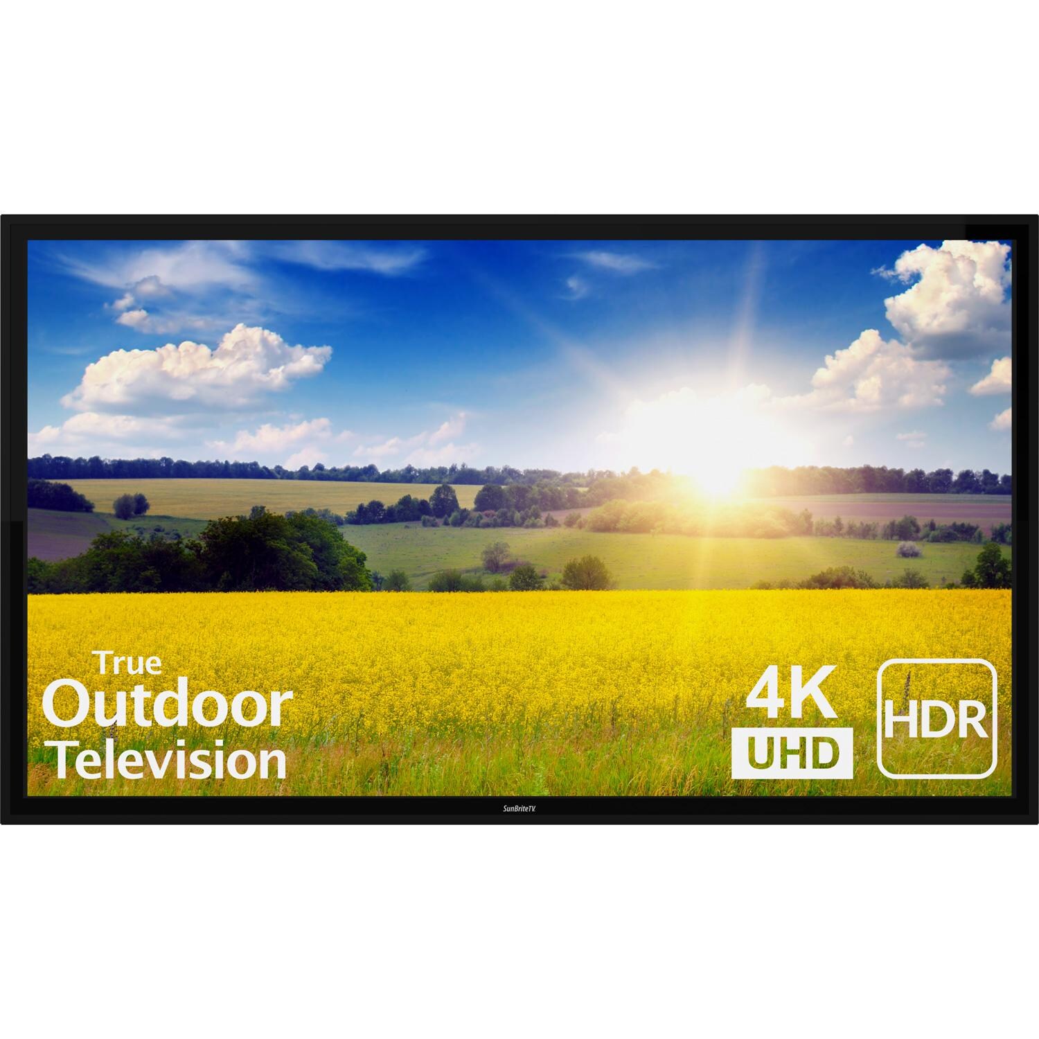 SunBriteTV Pro 2 Series 55 Inch Full Sun 4K LED HDR Outdoor TV - Black - SB-P2-55-4K-BL