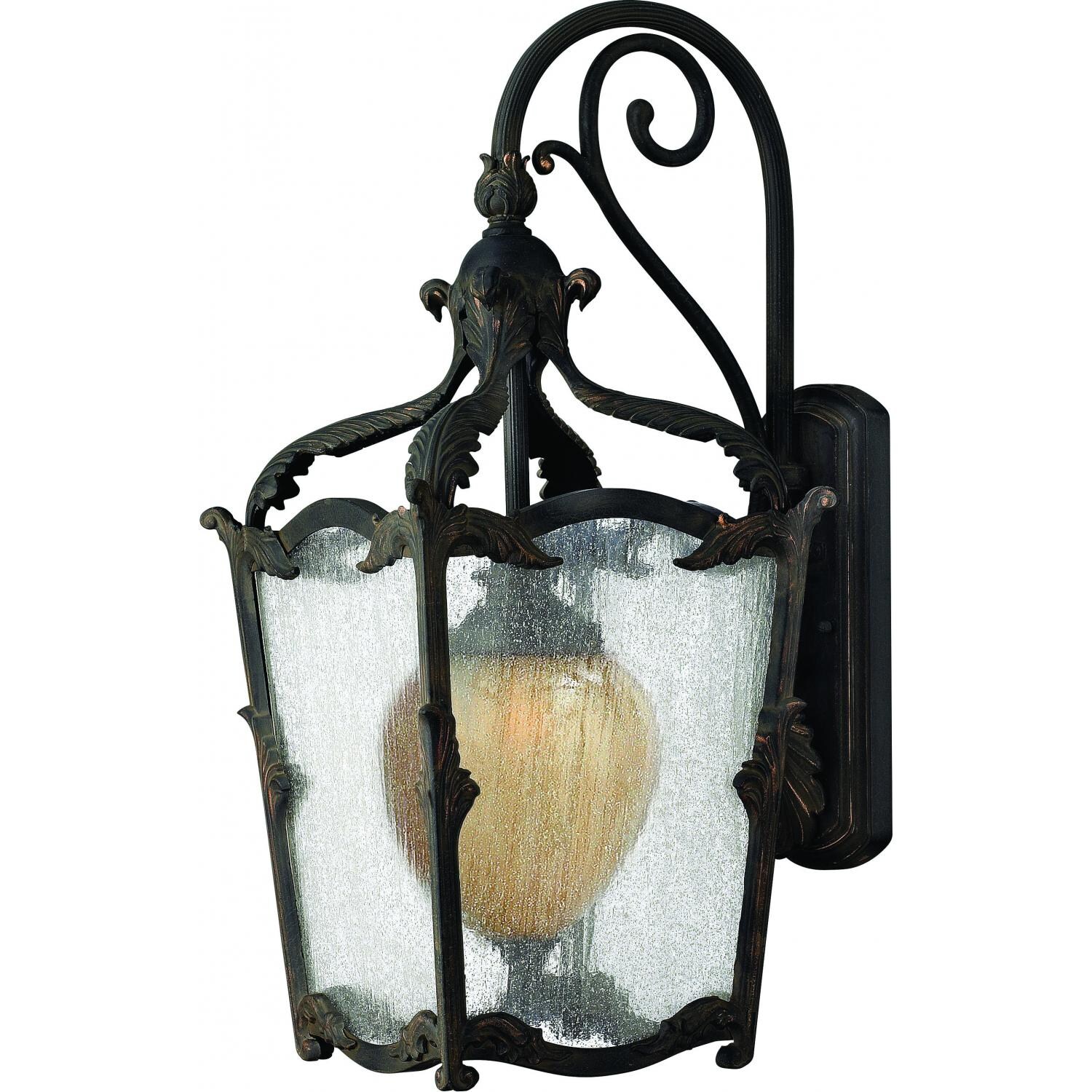Hinkley Lighting Sorrento One Light 27-Inch Outdoor Wall Light - Aged Iron - 1425AI