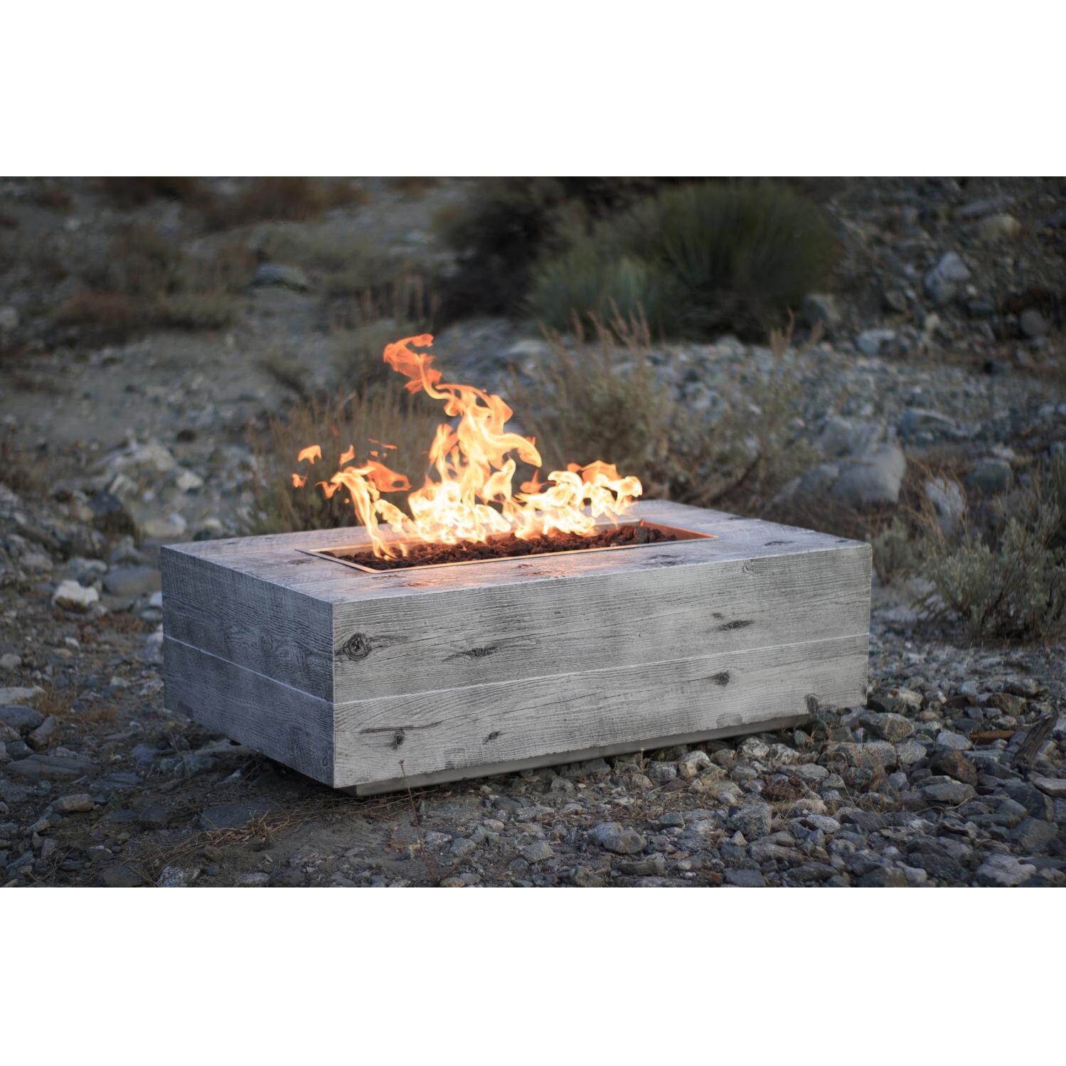 Coronado Ivory Wood Grain Concrete Fire Pit Life Style thumbnail