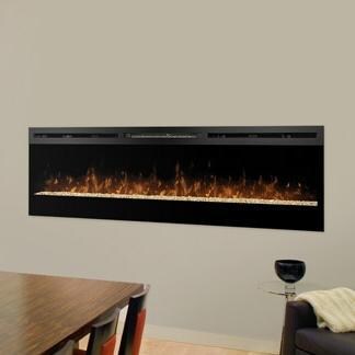 Dimplex - BLF74 - Galveston 74-Inch Wall Mount Electric Fireplace - Glass Embers