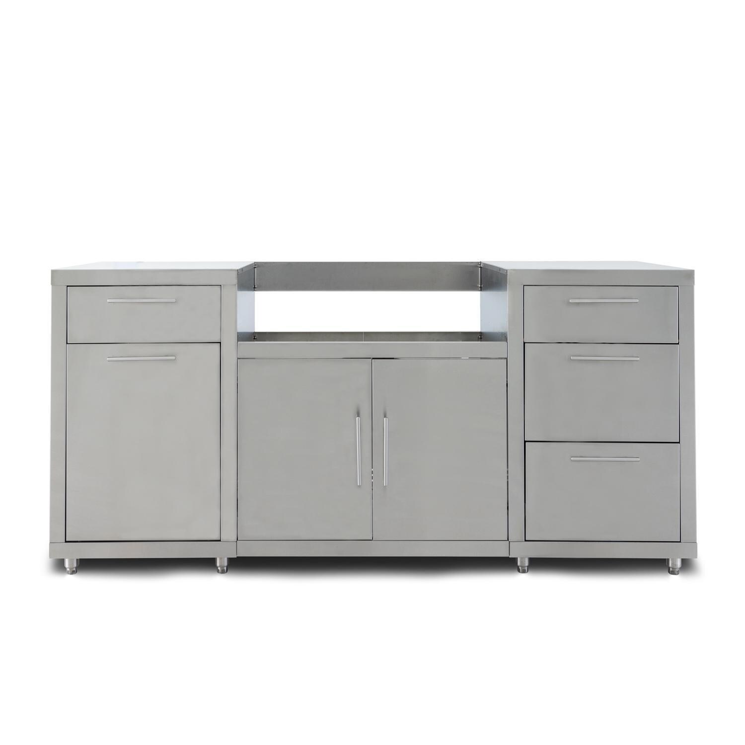 Blaze 32-in Natural Gas Grill Center - Island Only - White Background thumbnail