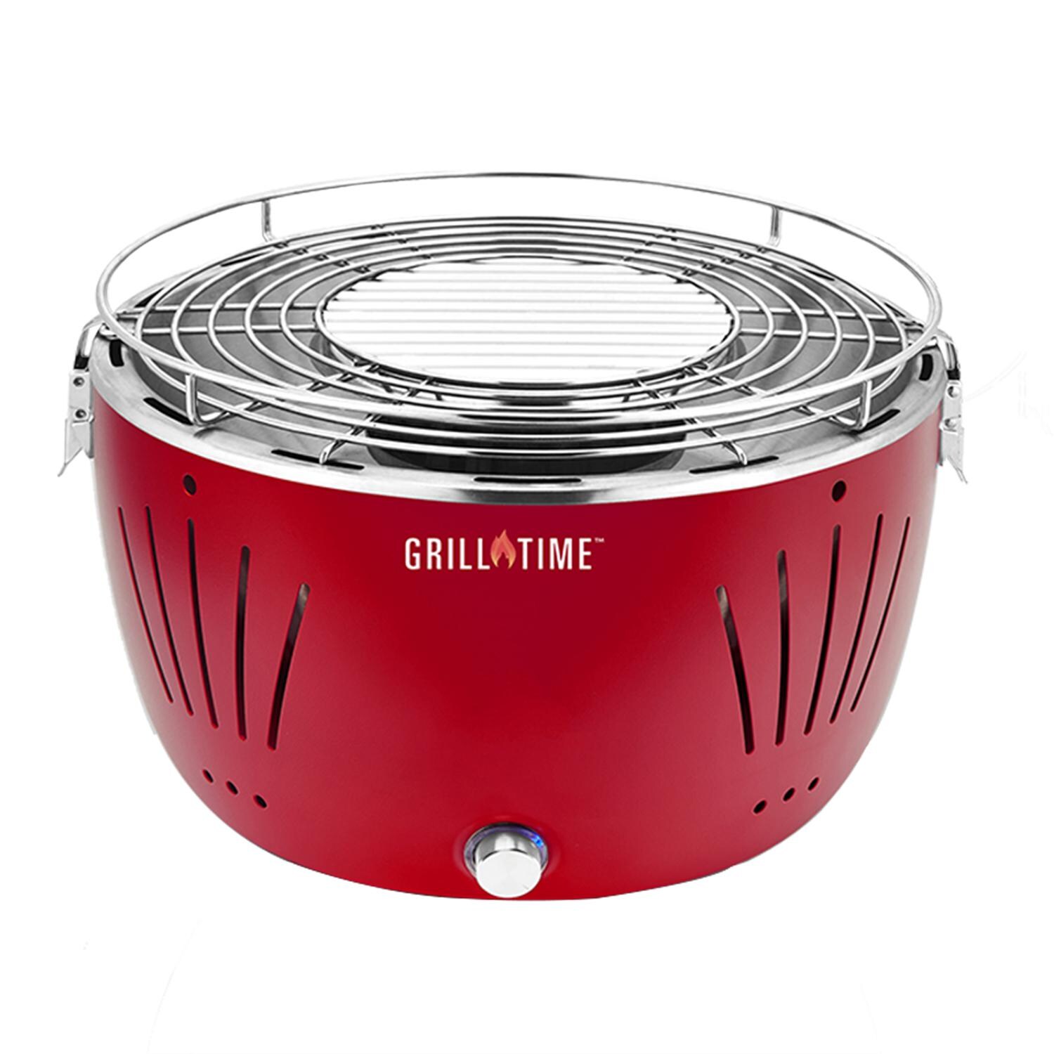 Grill Time UPG-R-13 Tailgater GT Red Portable Charcoal Grill thumbnail