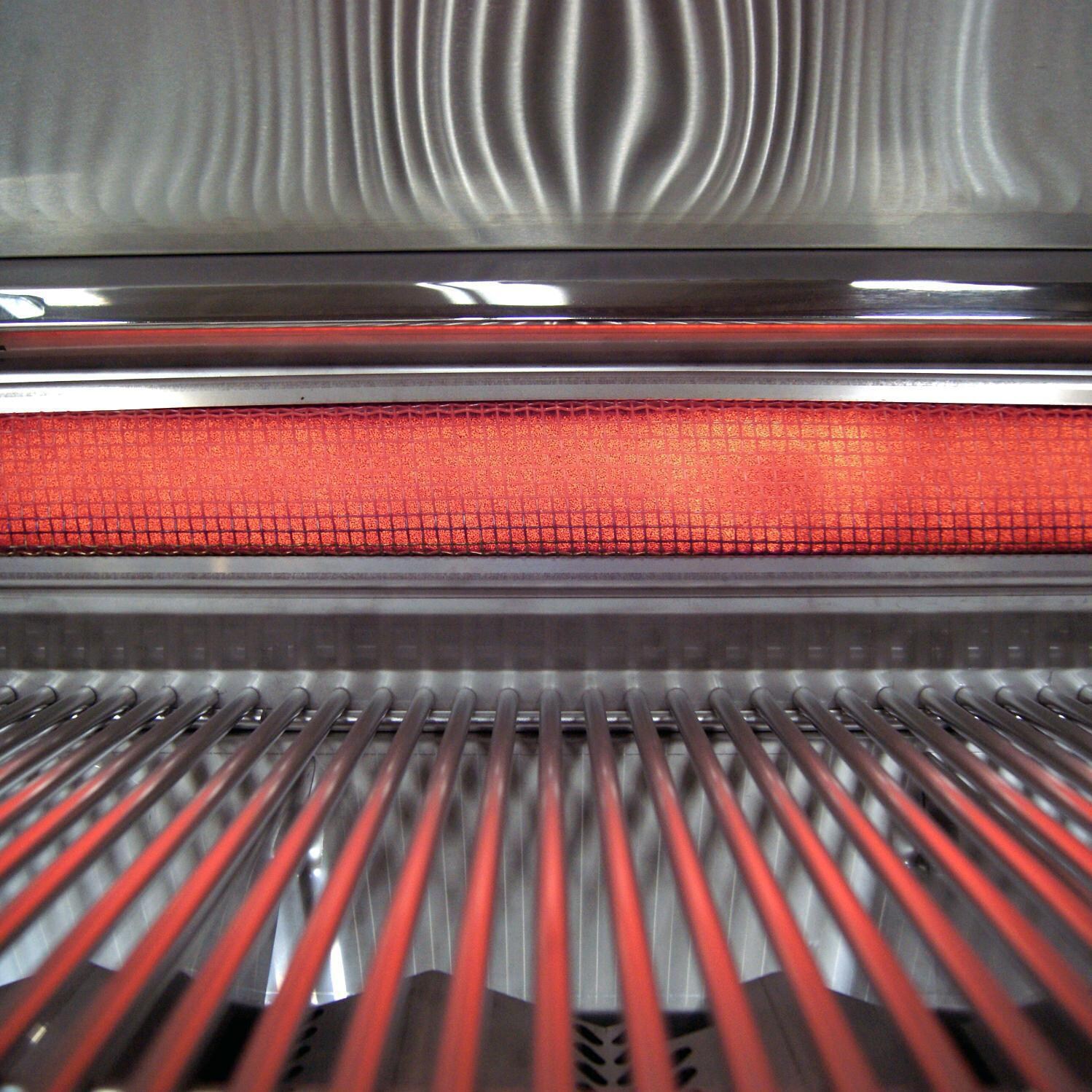 Fire Magic - H790I-8E1N-W - Echelon Black Diamond 36-Inch Built-In Natural Gas Grill W/ Magic View Window & Rotisserie - Quantum Infrared Backburner