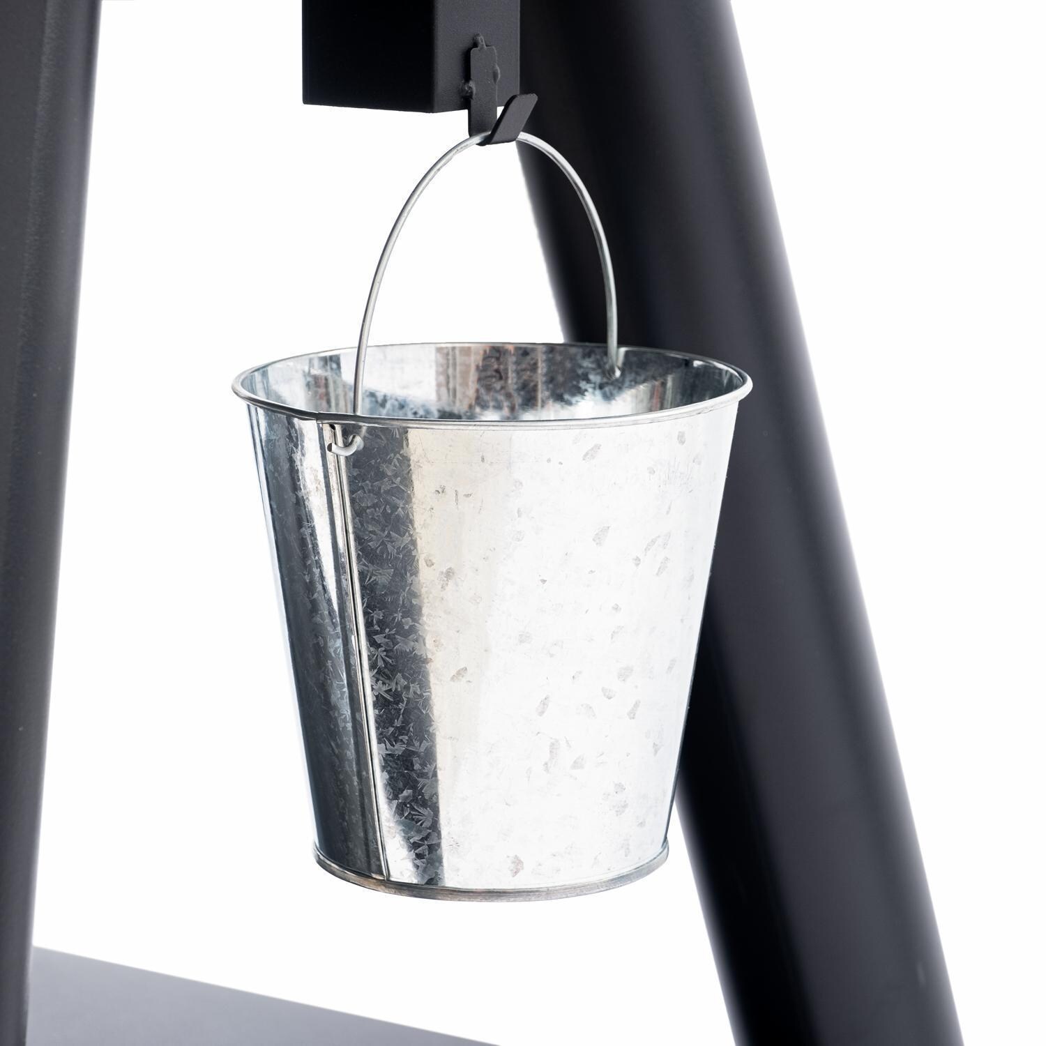 Victory BBQ-PG + BBQ-PG-CVR + BBQ-PLT20-HK + BBQ-PLT20-MQ + BBQ-PLT20-AP 35-Inch Wood Pellet Grill, Cover, & 20 Lb. Hardwood Pellets Ultimate Starter Pack - Grease Bucket - White Background thumbnail