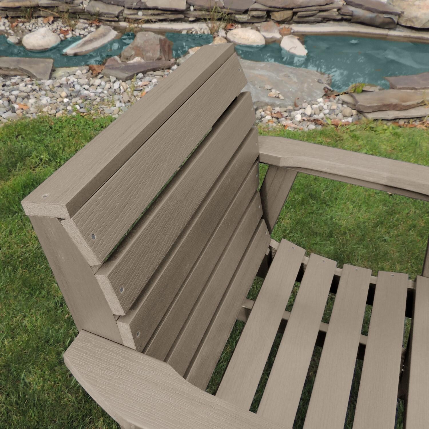 Lakeview Elm Pointe Garden Chair - Woodland Brown - Back thumbnail