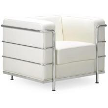Zuo Modern Fortress Arm Chair White 900221 image