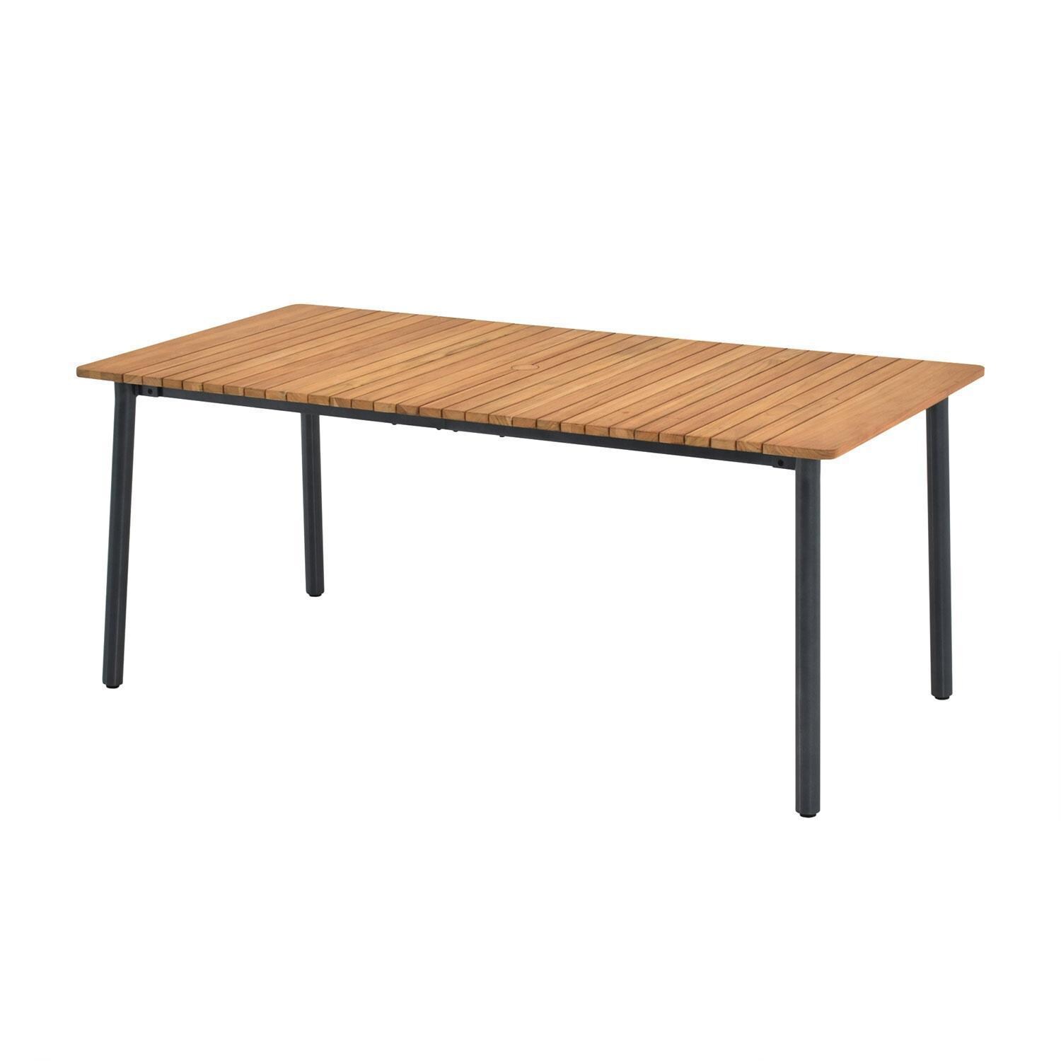 Lake Charles 71 Inch Aluminum Outdoor Dining Table by Lakeview Outdoor Designs - Display - White Background thumbnail