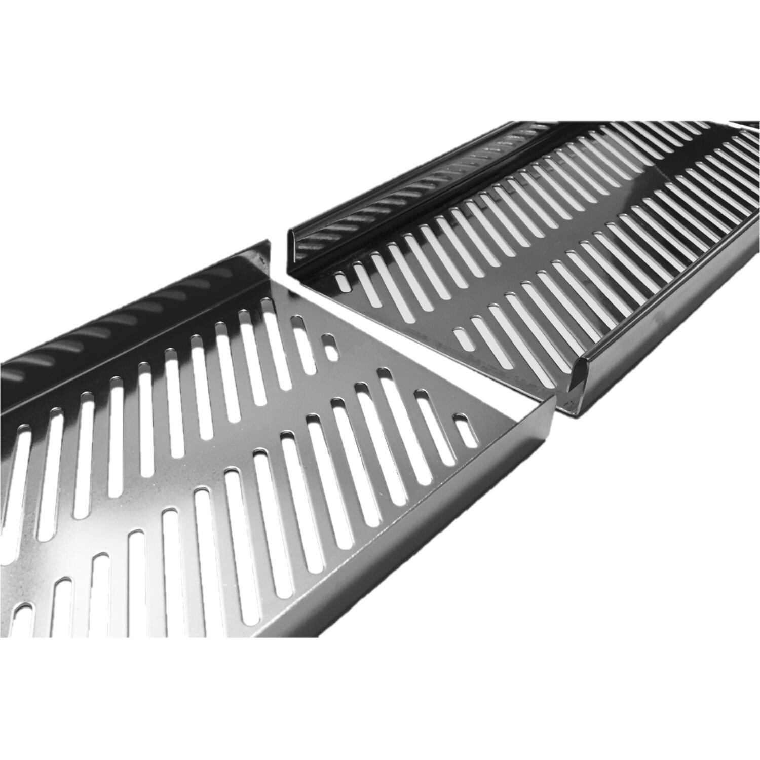 RibOLator Adjustable Rotating BBQ Grill Rotisserie Trays Short