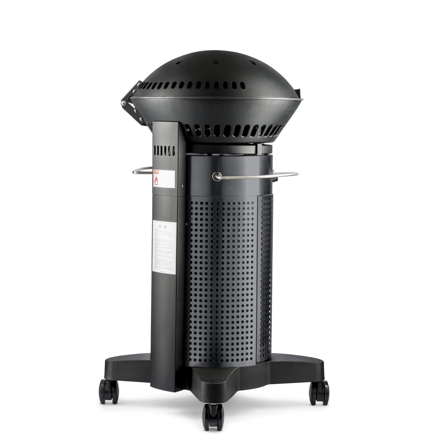 Fuego F21C-H Element 21-Inch Freestanding Propane Gas Grill - Carbon Steel - Back Left Angle thumbnail