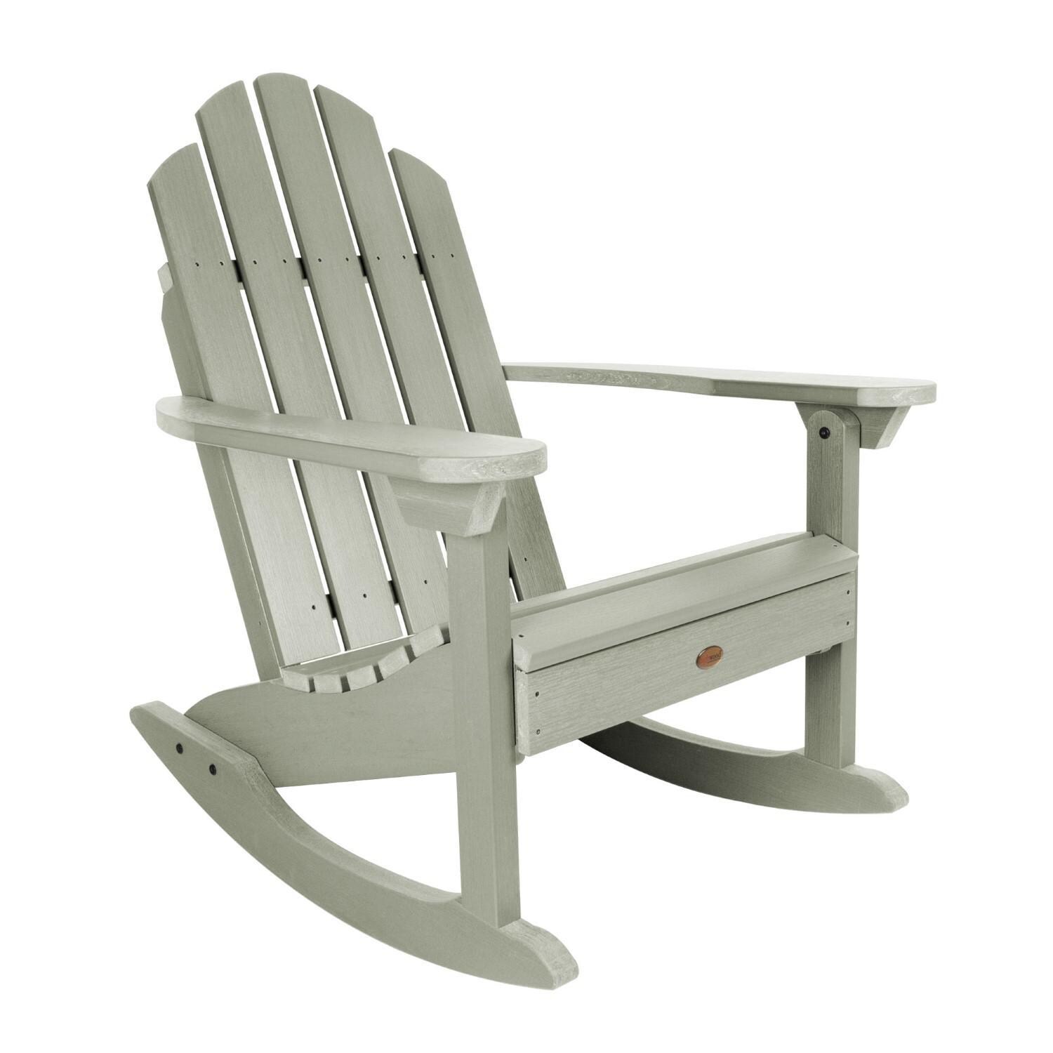 Lakeview Paradise Key Adirondack Rocking Chair - Eucalyptus - On White thumbnail