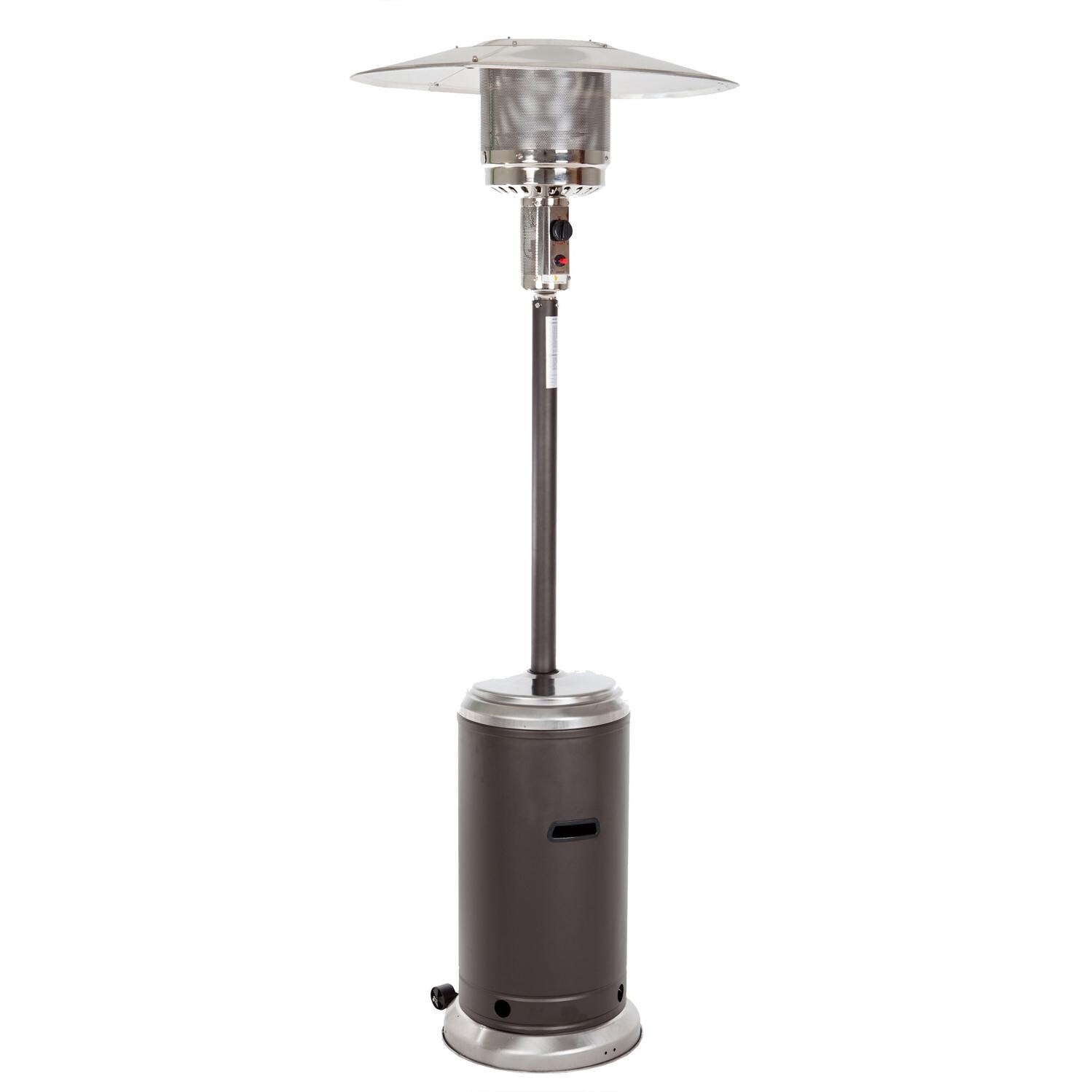Fire Sense Standard Series 44,000 BTU Propane Gas Patio Heater Mocha