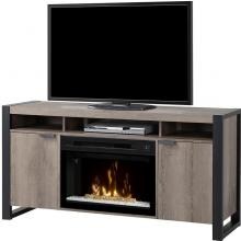 Dimplex - GDS25GD-1571ST - Multi-Fire XD Pierre 61-Inch Media Console Electric Fireplace - Acrylic Ice Embers - Steeltown