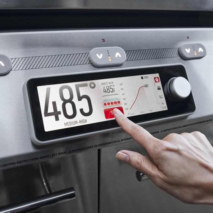 Weber 1500052 Summit Smart FS38X S Propane Grill - Stainless Steel - Temperature Controller - Detail thumbnail