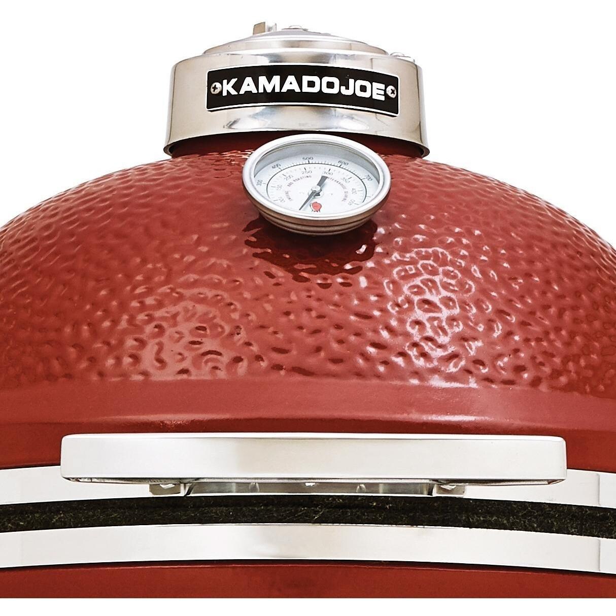 Kamado Joe Classic Grill - Top Vent And Stainless Steel Handle thumbnail