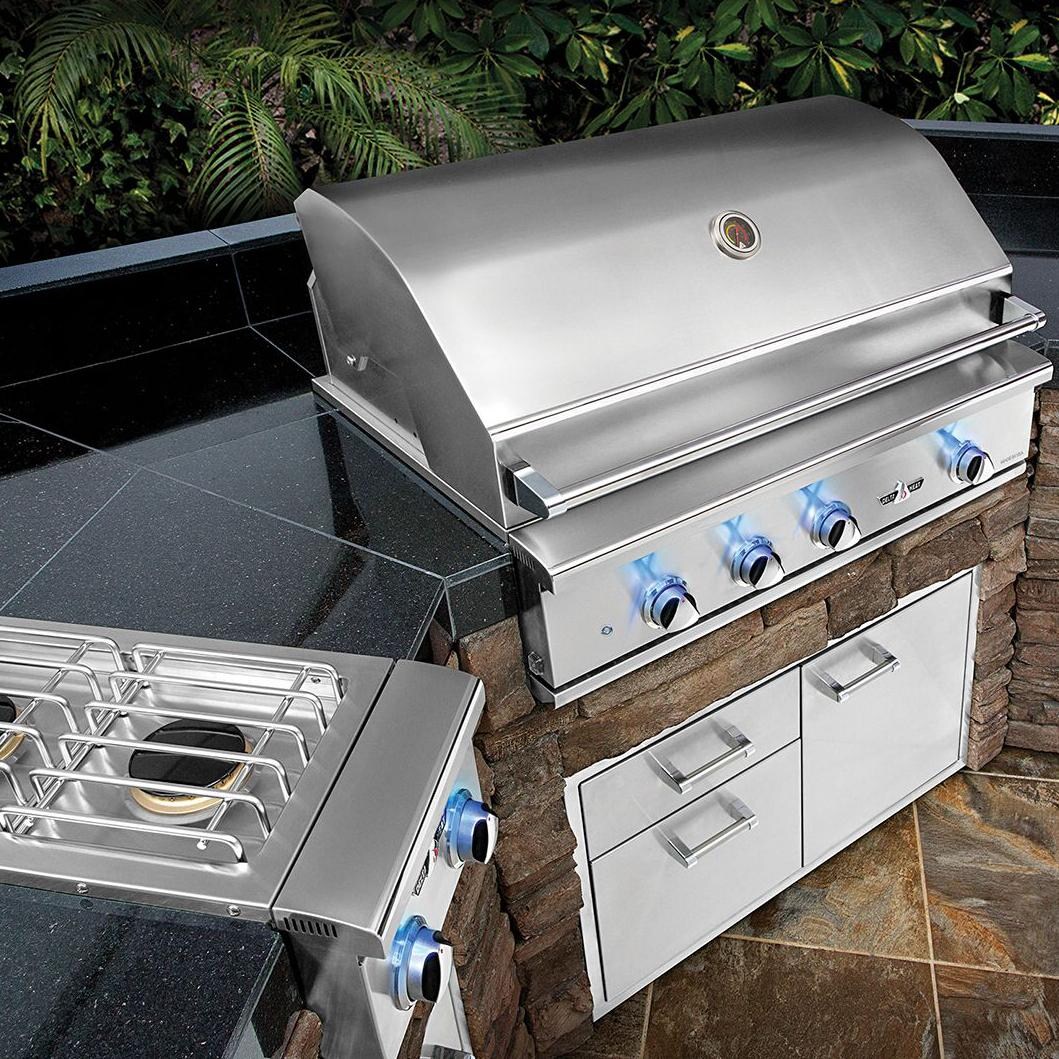 Delta Heat 32-Inch 3-Burner Built-In Propane Gas Grill with Sear Zone & Infrared Rotisserie Burner - Lifestyle thumbnail