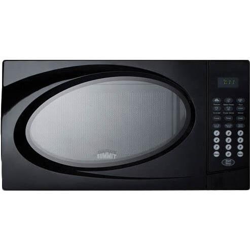 Summit 18-Inch 0.7 Cu. Ft. Compact Microwave Oven - Black - SM902BL image