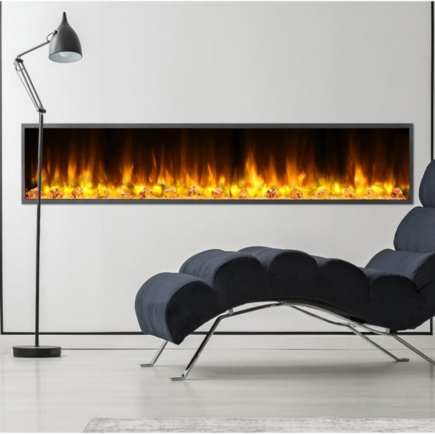 Dynasty DY-BEF80 Harmony Series 80-Inch Built-In Electric Fireplace