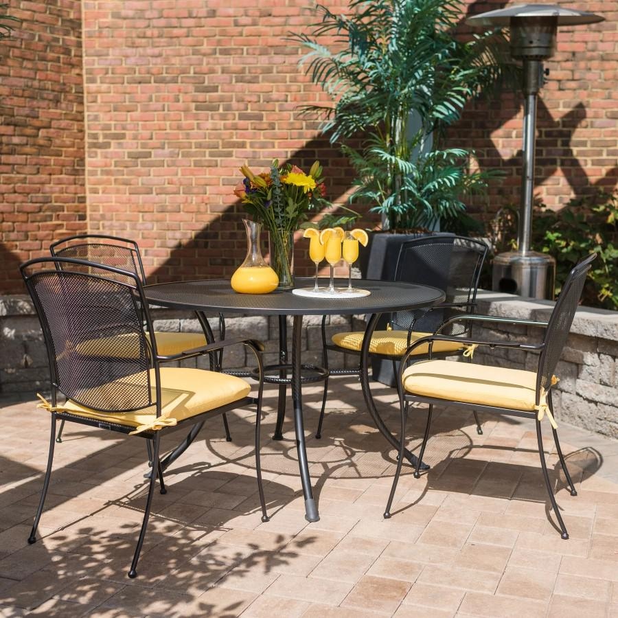 Kettler HENLEY 5 Piece Wrought Iron Mesh Dining Set thumbnail