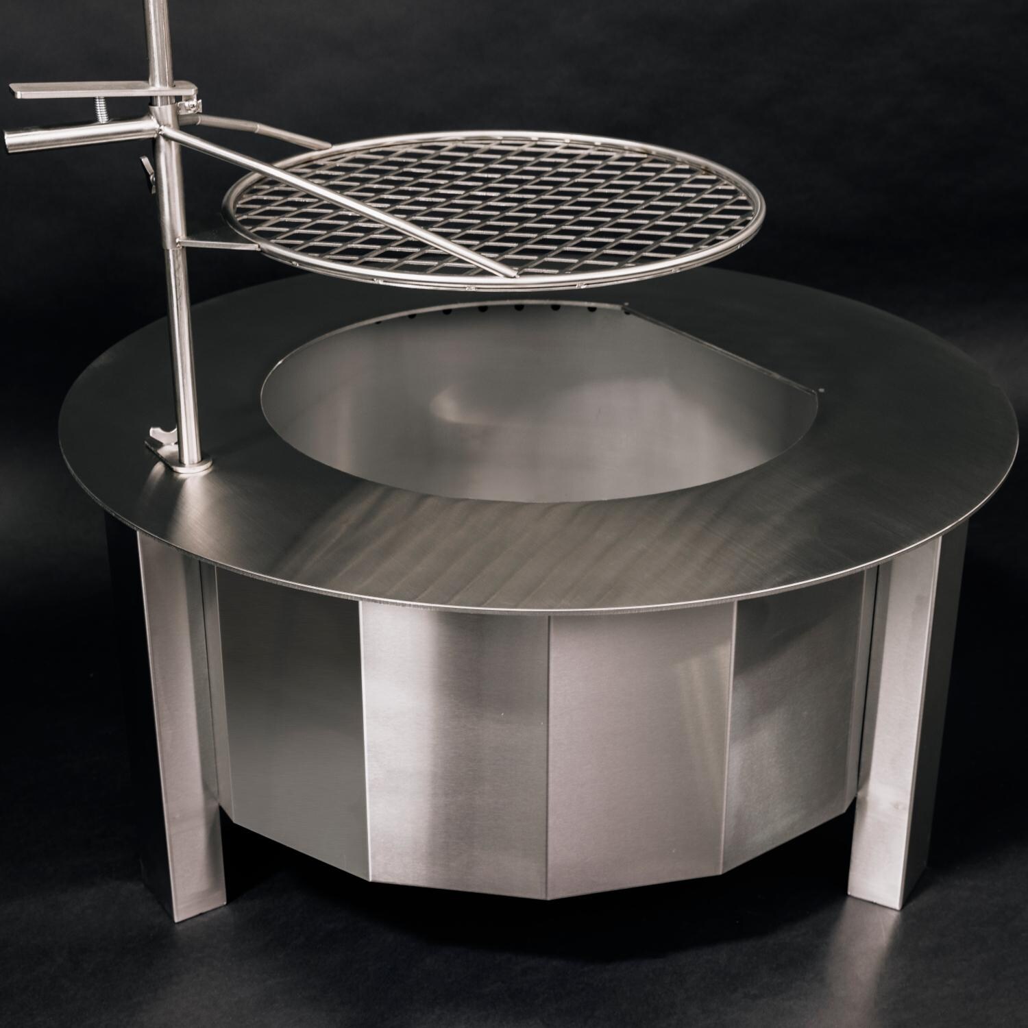 Firegear LUME-MSG-2 LUME Cooking Grate & Rod - Attached to the LUME thumbnail