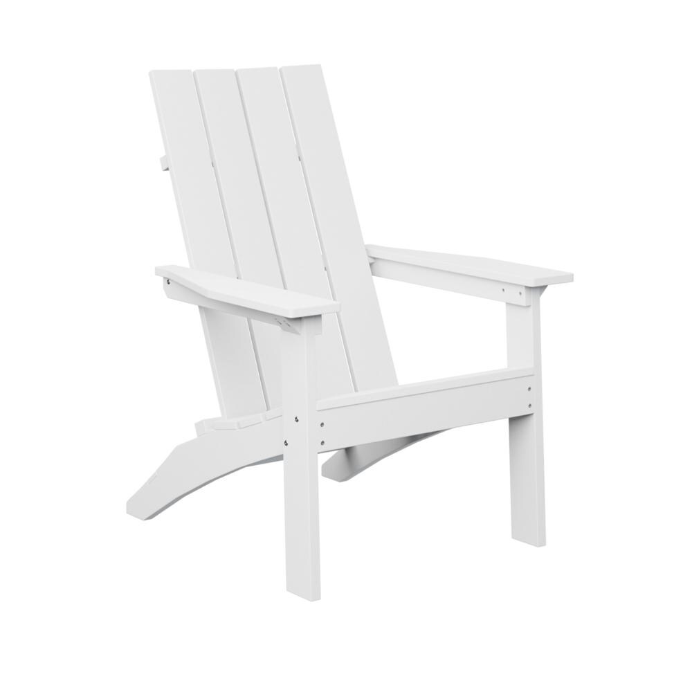 Mayhew Recycled Plastic Adirondack in White by Berlin Gardens