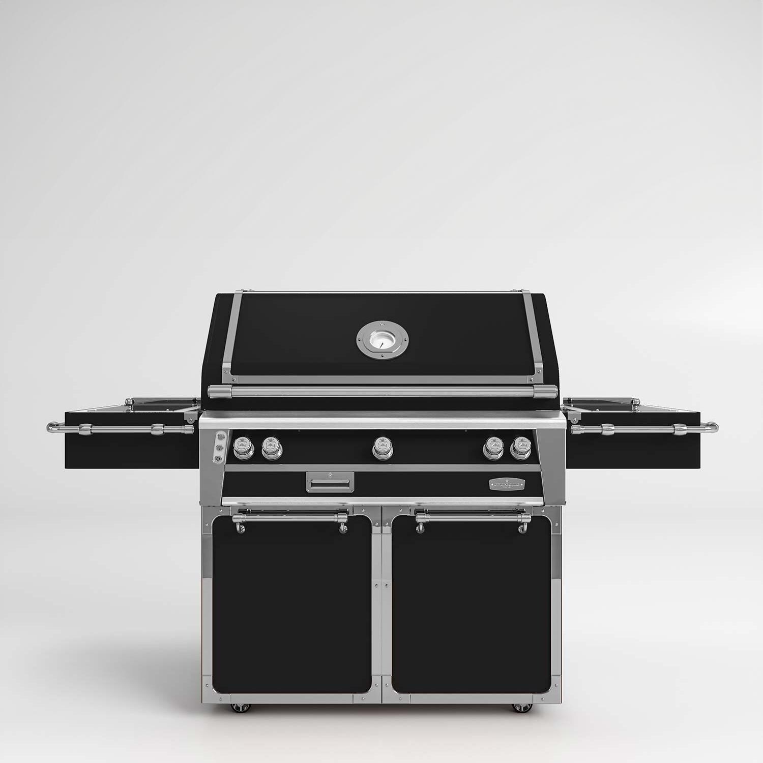 Officine Gullo 42-Inch OG Professional Propane Grill Cart in Obsidian - BBQ42FS04