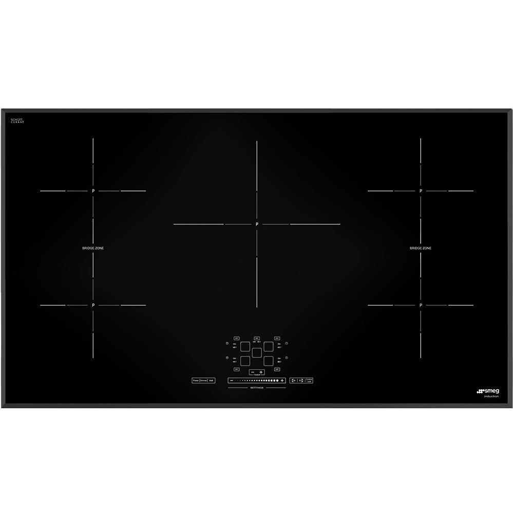 Smeg 36 1/4-Inch 5-Burner Induction Cooktop - Black - SIMU536B thumbnail