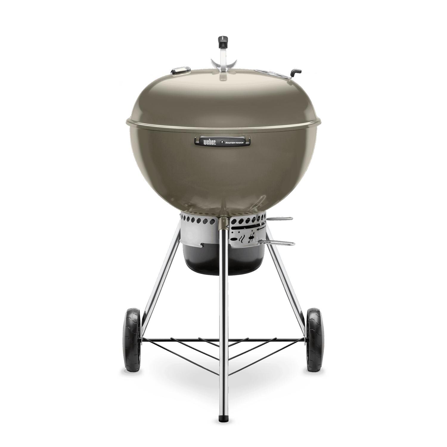 Weber 14510601 22-Inch Smoke Charcoal Grill - Front View thumbnail