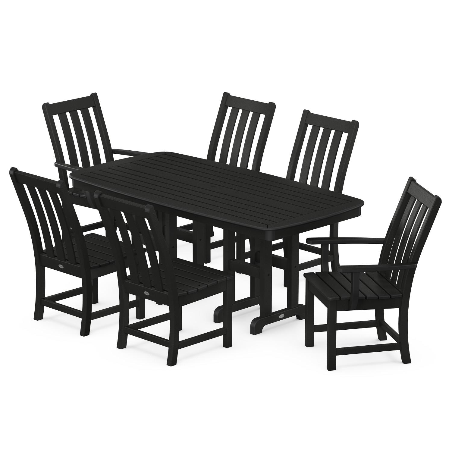 POLYWOOD PWS625-1-BL Vineyard 7-Piece Dining Set thumbnail