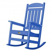 Pawleys Island Sunrise Poly Lumber Patio Rocking Chair - Blue