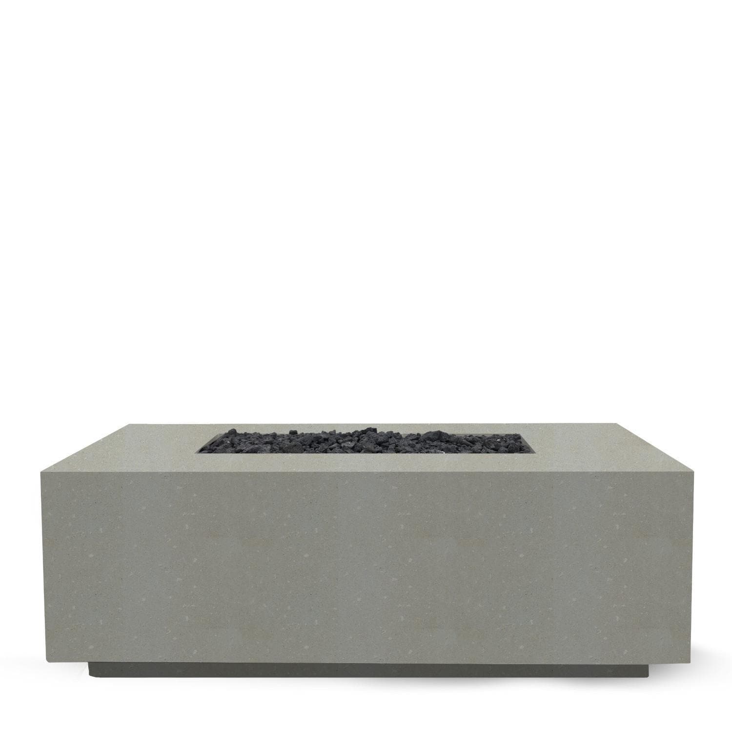 Prism Hardscapes SCPH-435-3LP Porto 58 58-in Rectangular Propane Gas Fire Pit Table - Full View - White Background thumbnail