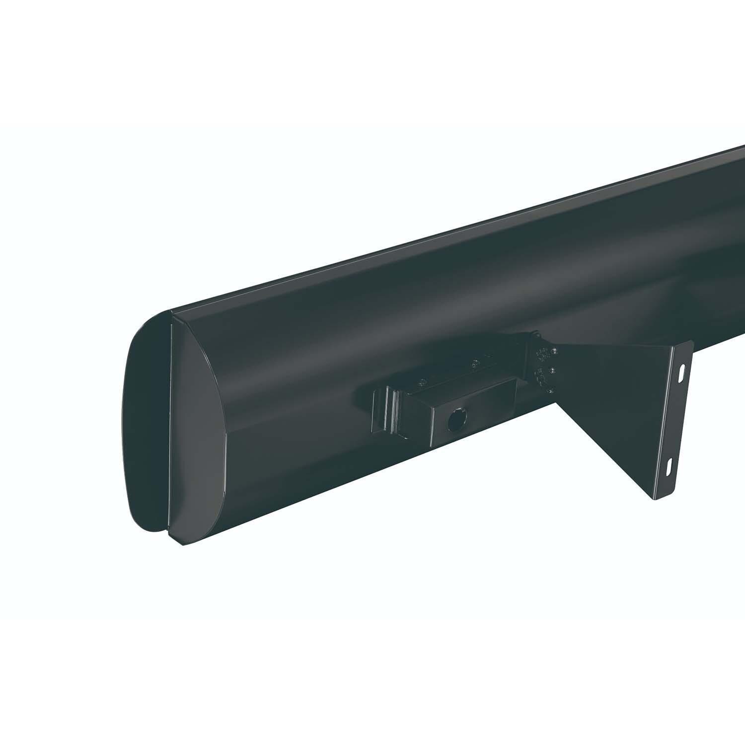 Eurofase EF50240B1 Cheveron Series 39-Inch 5000 Watt Dual Element 240V Electric Infrared Patio Heater - Black - Back - Detail thumbnail