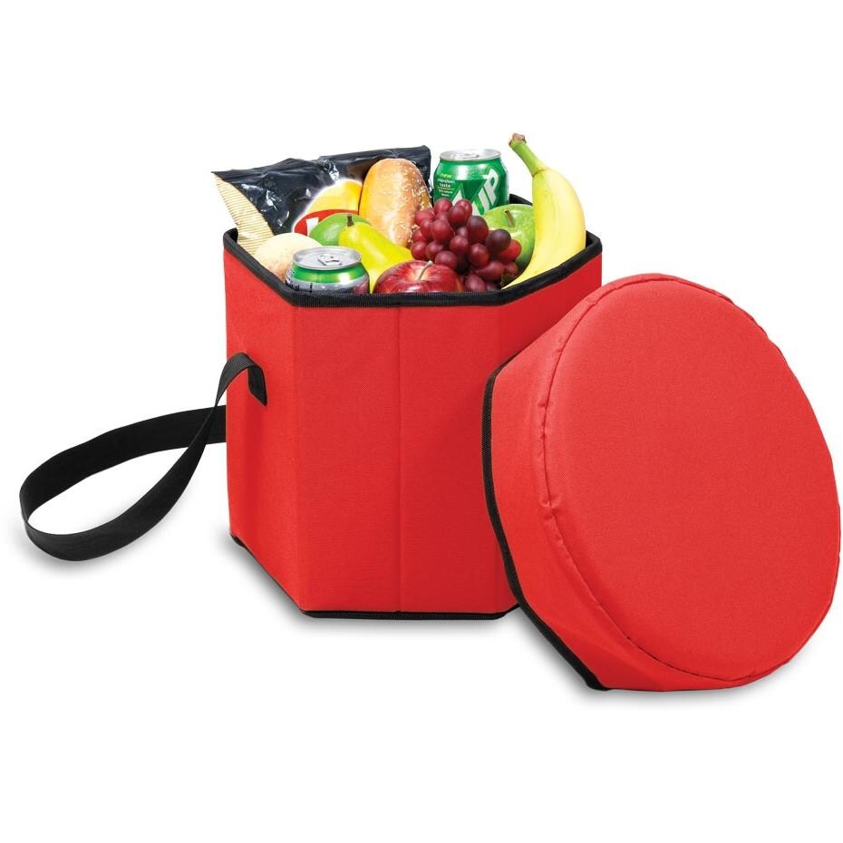 Picnic Time Bongo Cooler/Seat - Red