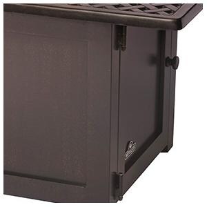 57-Inch Patioflame Kensington Fire Table With Glass Embers By Napoleon - Propane Door thumbnail