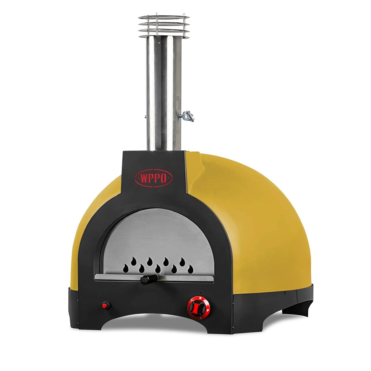 WPPO WKI66-FY Infinity 66 Hybrid Refractory Cooking Oven - Faro Yellow - White Background thumbnail