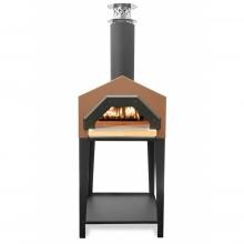 Chicago Brick Oven Americano Wood Fired Residential Outdoor Pizza Oven On Stand - Terra Cotta - CBO-O-STD-AMR-TC image