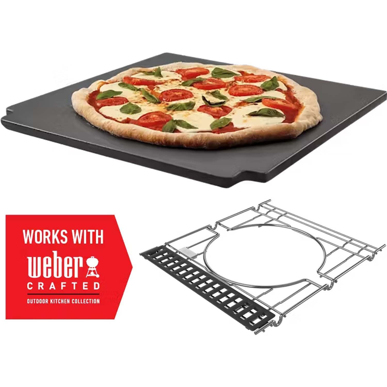 Weber CRAFTED 7671 Glazed Baking Stone BBQGuys