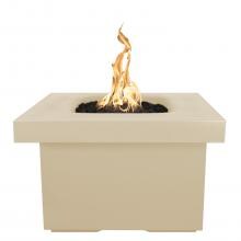 Top Fires by The Outdoor Plus Ramona 36-Inch Natural Gas Fire Table - Vanilla Concrete - Match Light