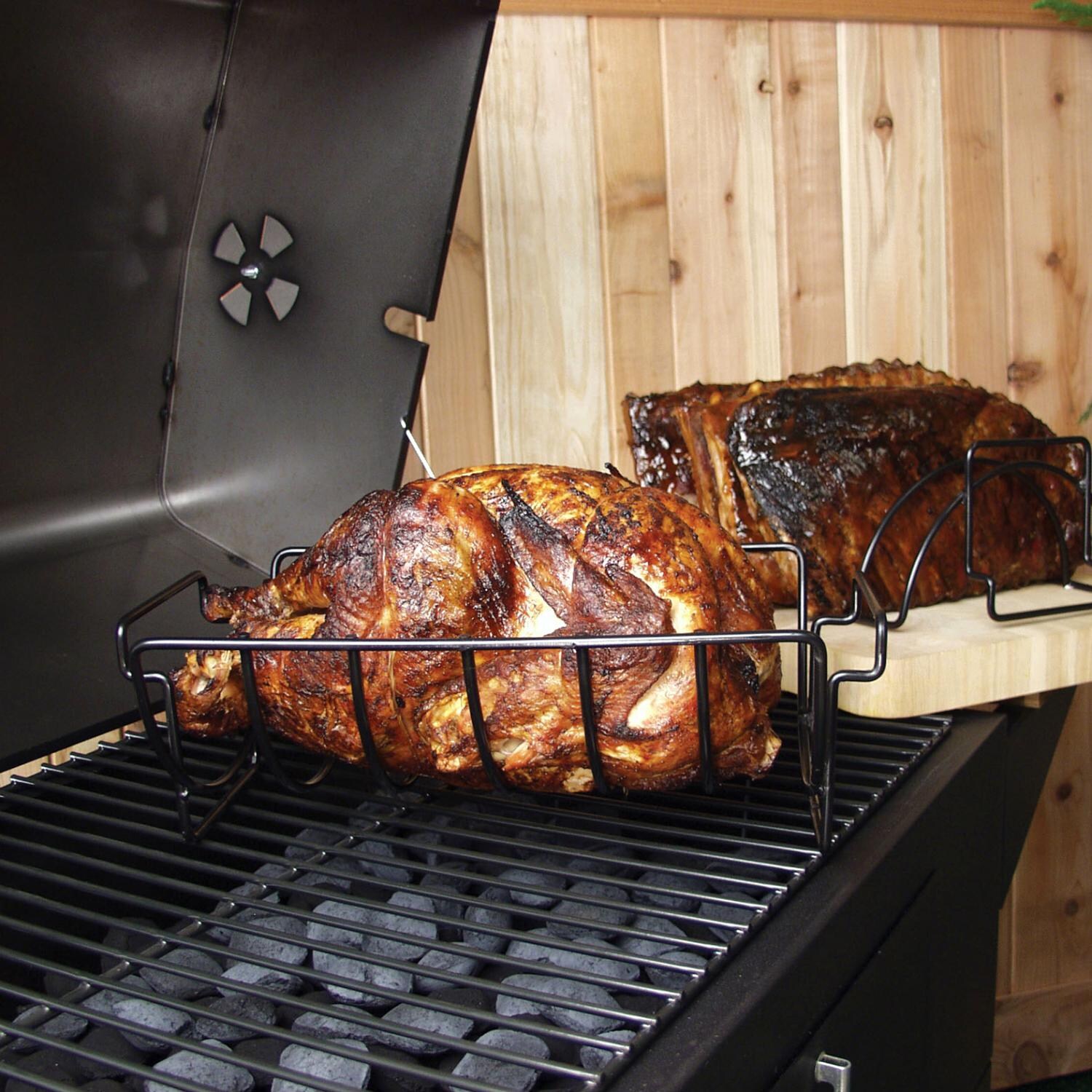 13 X 9-Inch Reversible Roasting Rack - Roasting Chicken thumbnail