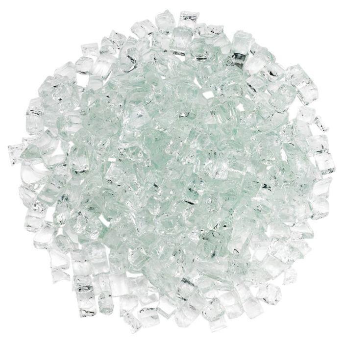 BBQGuys Signature AFF-CLR12-10 1/2-Inch Clear Fire Glass - Top View thumbnail