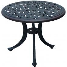 Darlee Series 80 Cast Aluminum Patio End Table - Round image