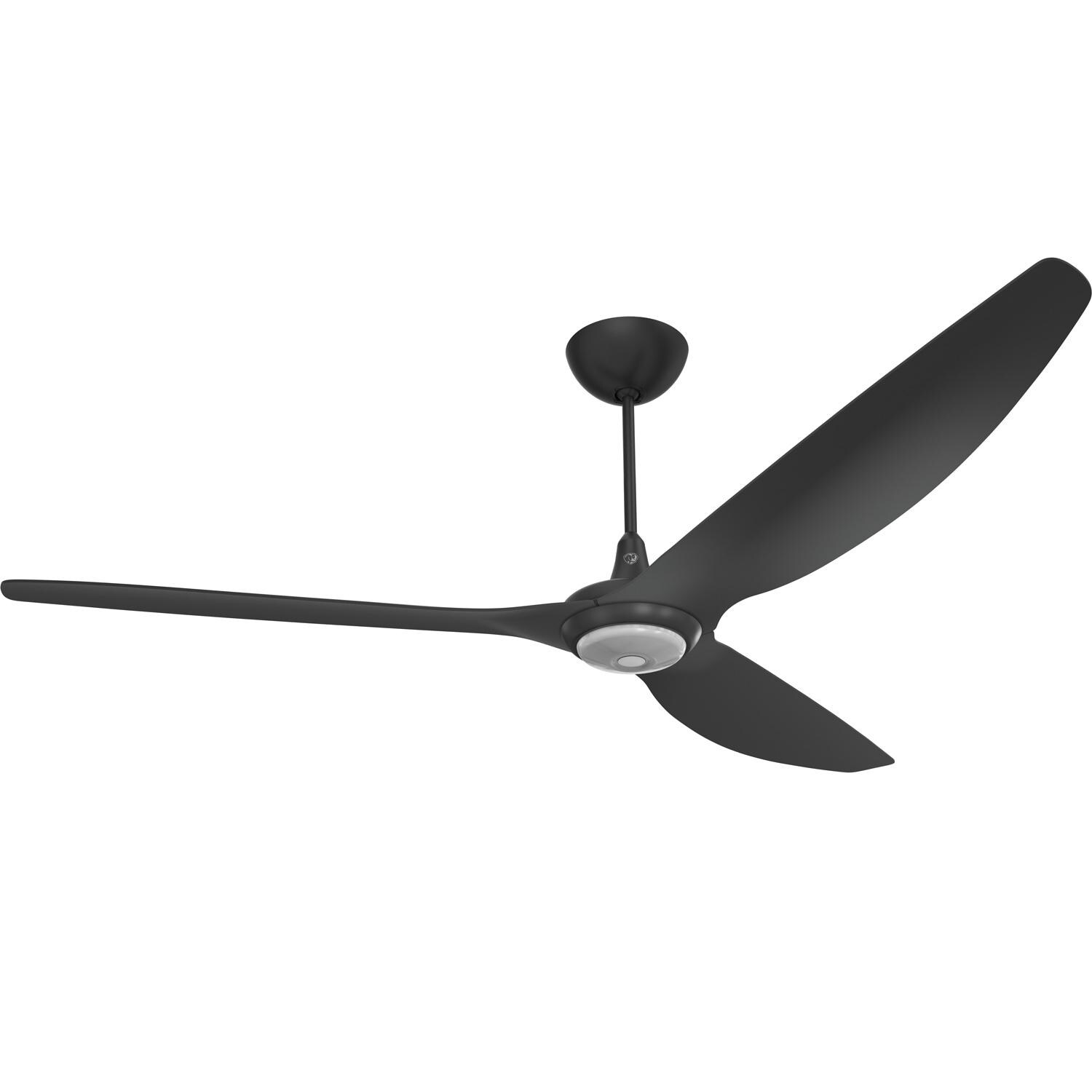 Big Ass Fans MK-HK4-071906A258F258G10I12S2 84-Inch Haiku Ceiling Fan Damp Universal Mount W/12-Inch Downrod & Downlight Black thumbnail