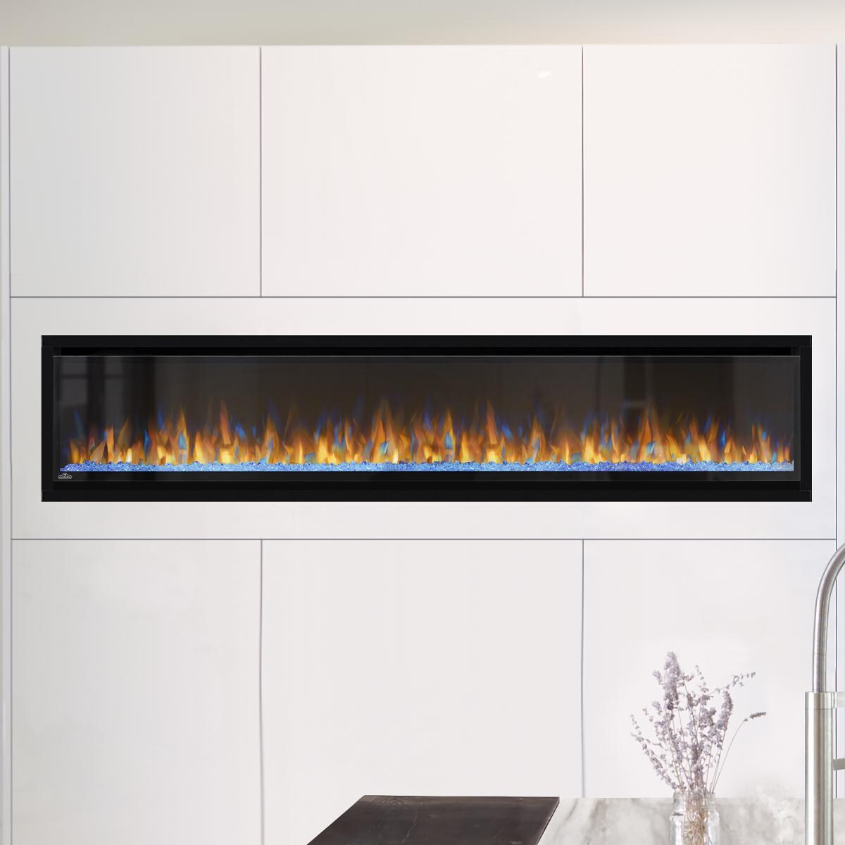 Napoleon NEFL74CHS 74-Inch Alluravision Slimline Wall Mount Electric Fireplace thumbnail