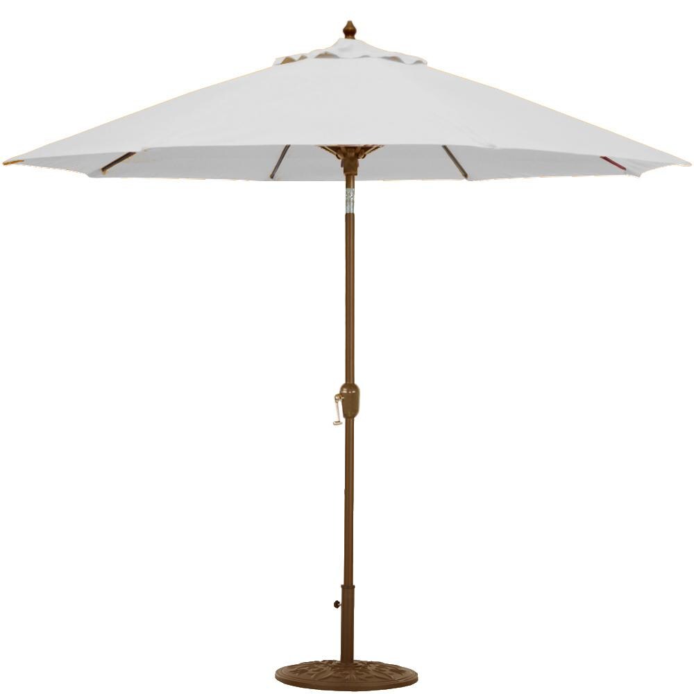 Galtech 9 Ft. Octagonal Aluminum Patio Market Umbrella W/ Crank Lift