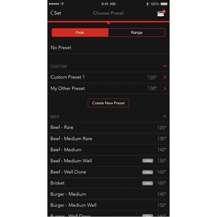 Weber 7203 iGrill 2 Wireless Bluetooth Grill Thermometer App - Alarm Details thumbnail