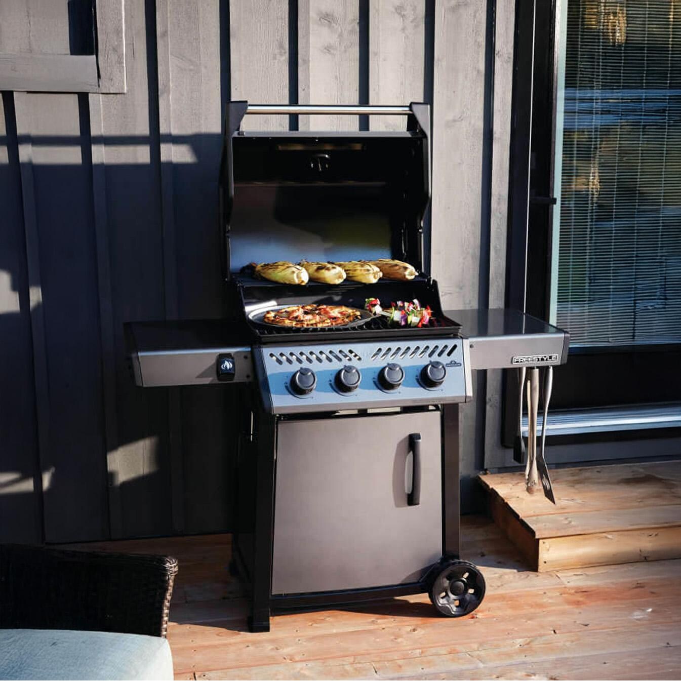 Napoleon F425DNGT Freestyle 425 4 Burner Natural Gas Grill - Graphite Grey - Cooking - Lifestyle thumbnail