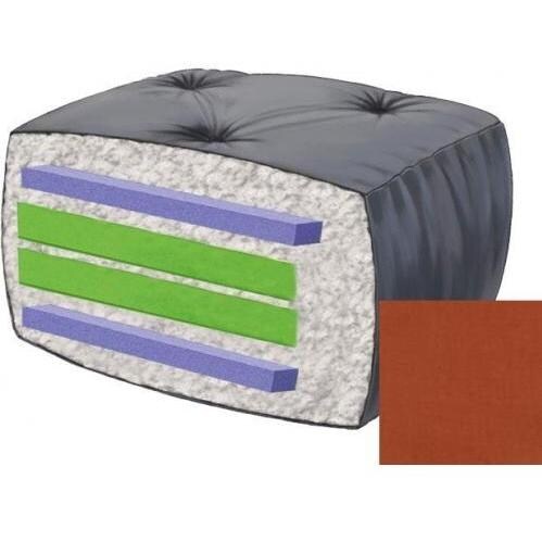 8 Inch Blazing Needles Futon Mattress - Rust