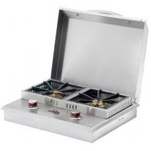 Cal Flame Standard Side By Side Drop-In Built-In Double Propane Gas Side Burner - BBQ18953P